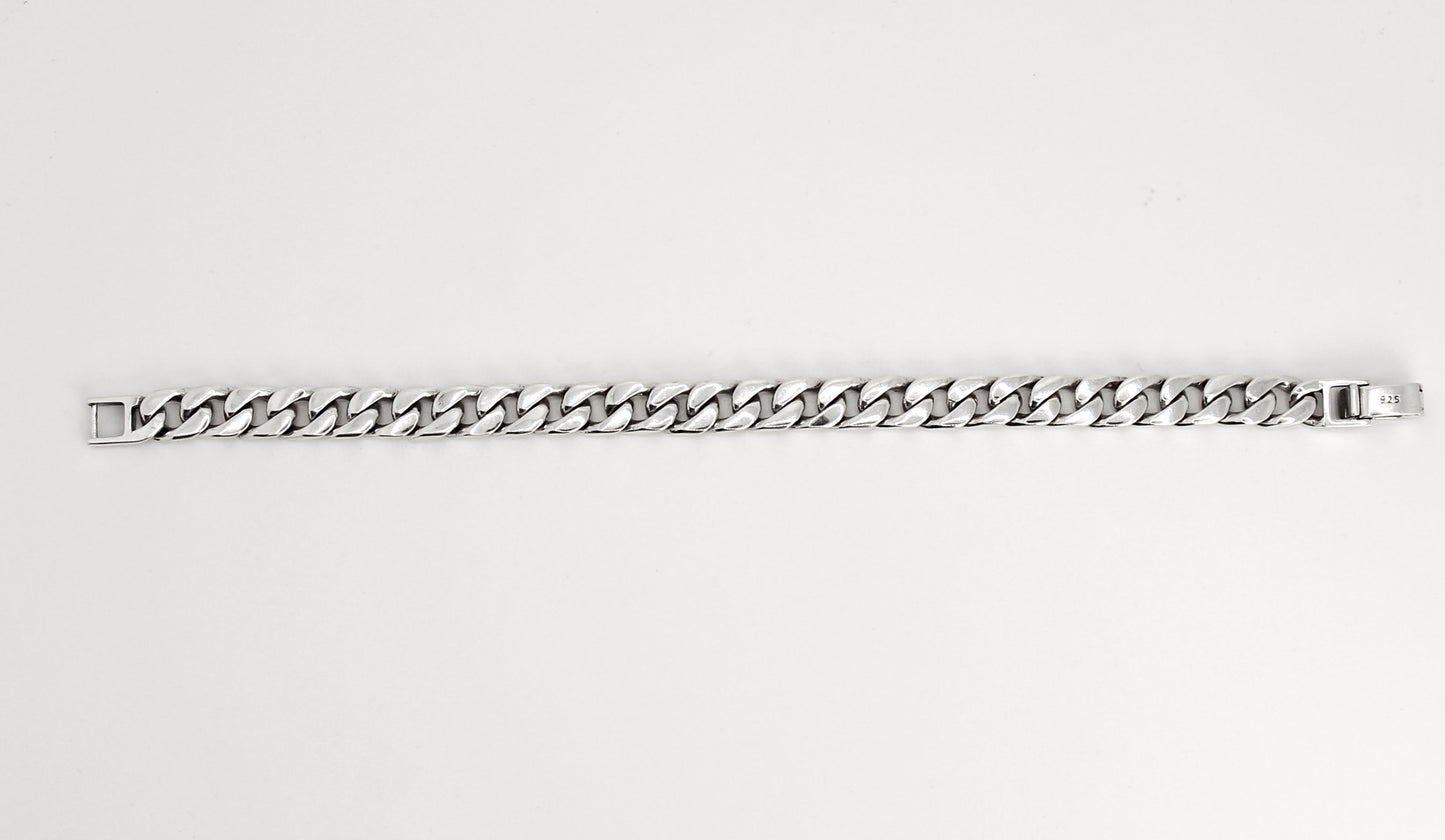 8mm Solid Cuban Bracelet