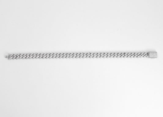 8mm Iced Cuban Bracelet