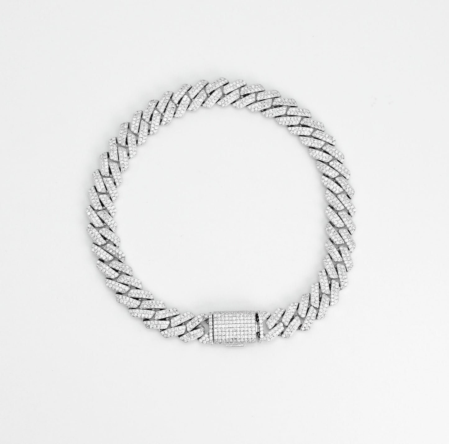 8mm Iced Cuban Bracelet